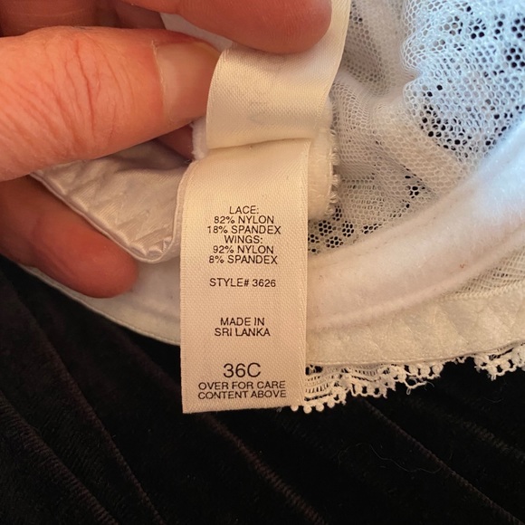 Victoria Secret white lace bra 36C new without tag - Picture 5 of 8